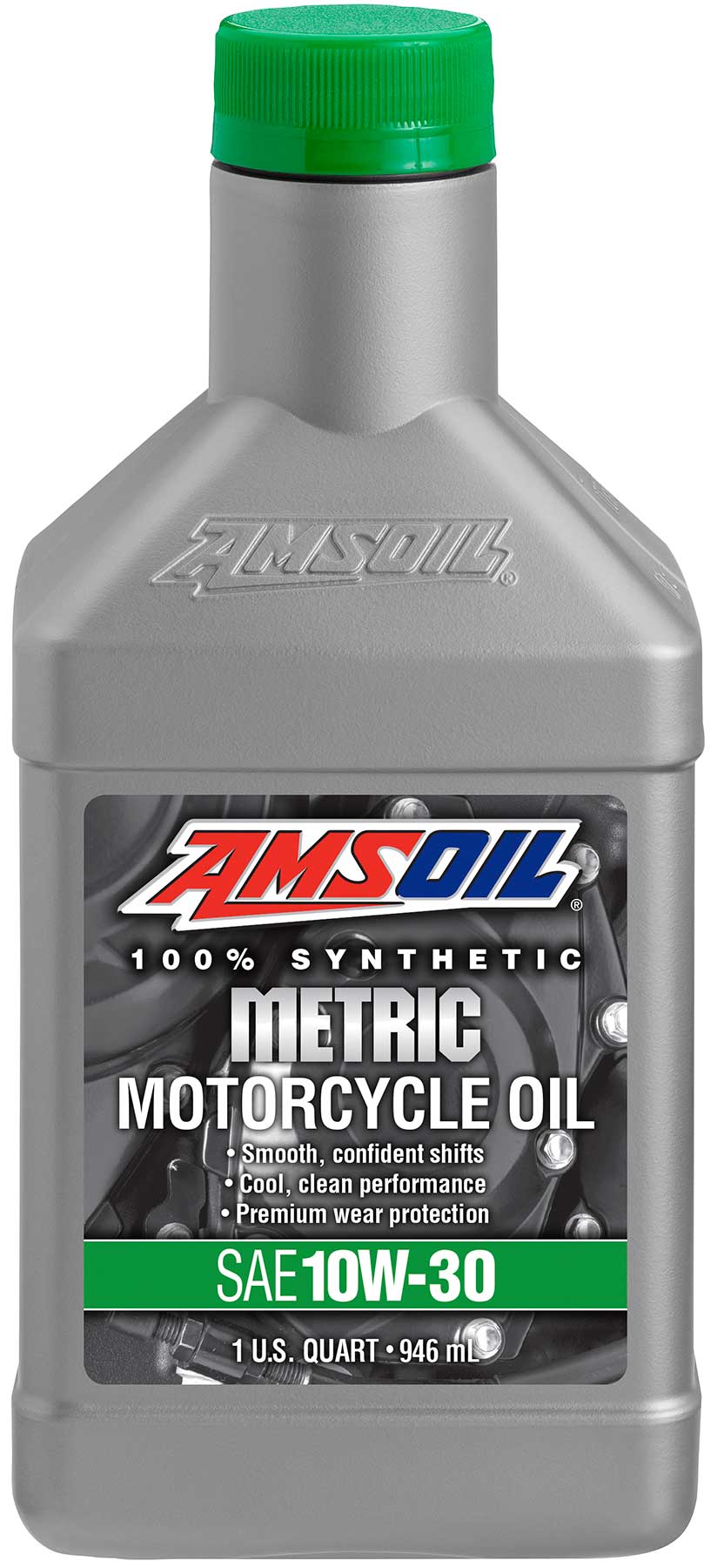 10W 30 Synthetic Metric Motorcycle Oil Quart MCTQT