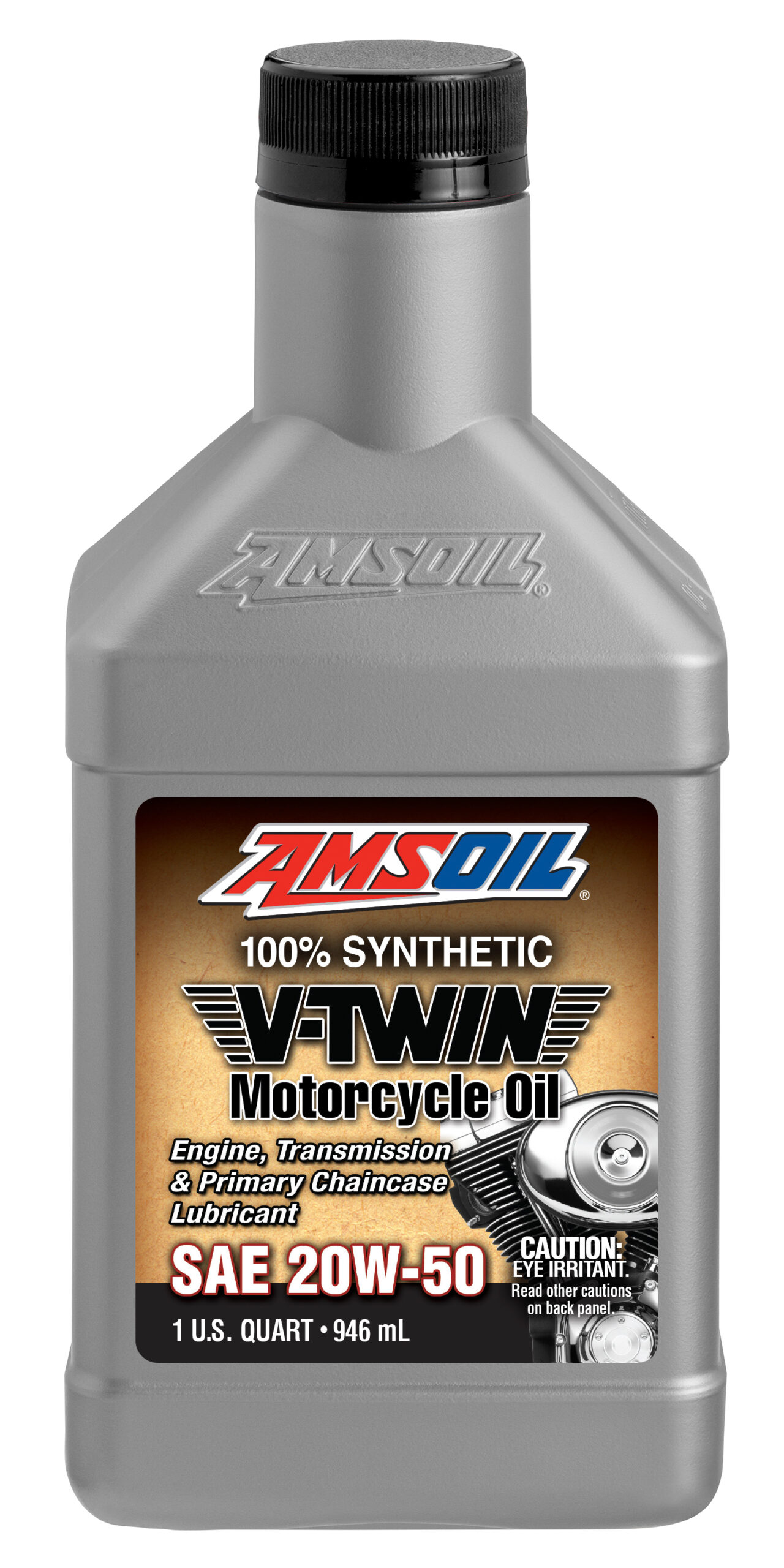 20W 50 Synthetic V Twin Motorcycle Oil Quart MCVQT scaled