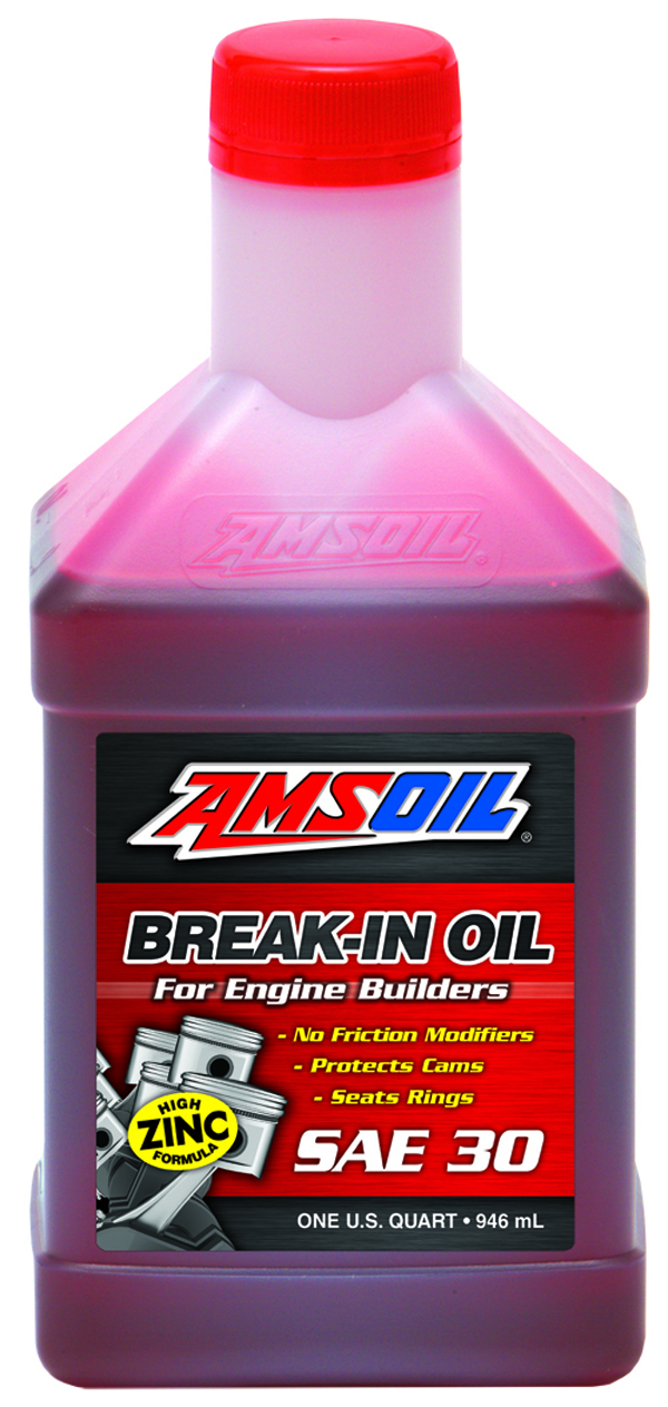 Racing 3 AMSOIL SAE 30 Break-In Oil for engine builders quart bottle